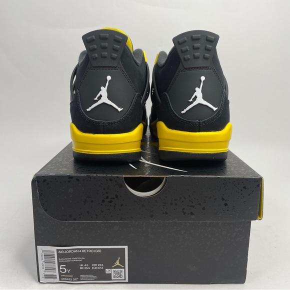 Nike Air Jordan 4 Retro GS “Thunder/Tour Yellow” 2023 - Picture 4 of 4